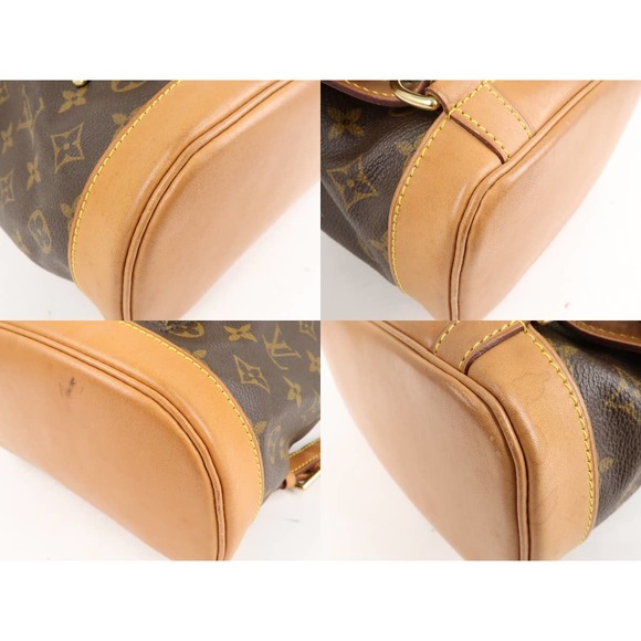 Louis Vuitton Classic Monogram Backpack in Rich Brown and Tan - Picture 15 of 16